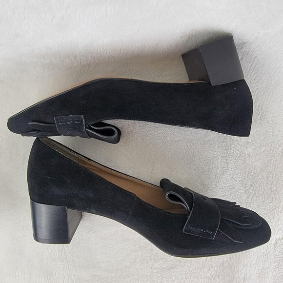 J. Jill Shoes J Jill Juliette Kylie Black Suede Leather Kiltie